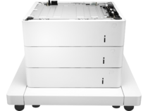 HP LaserJet 3x550-sheet paper feeder with cabinet