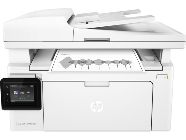 HP LaserJet Pro MFP M130fw, Center, Front, with output