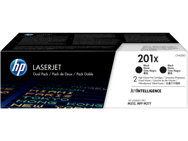 HP LaserJet Dual Pack Print Cartridge - 201X