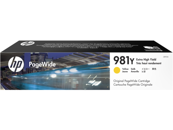 HP 981Y Extra High Yield Yellow Original PageWide Cartridge