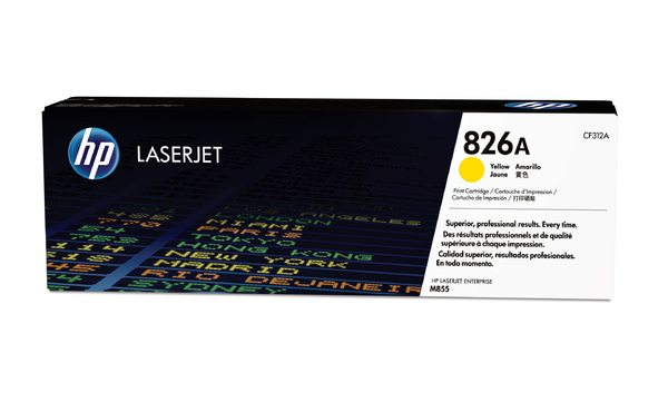 HP 826A Yellow LaserJet Toner Cartridge