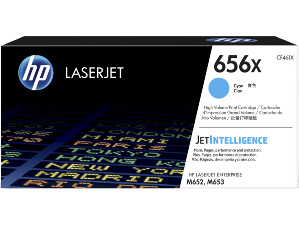 HP LaserJet Enterprise 656X Cyan Print Cartridge