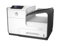 HP PageWide Pro 452dw Printer, Left facing, no output