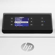 HP PageWide Pro 452dw Printer, Detailed view of LCD screen