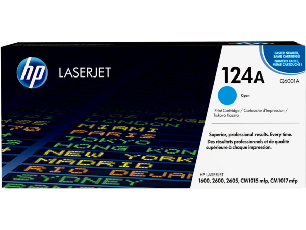 EMEA version - HP LaserJet 124A Cyan Print Cartridge