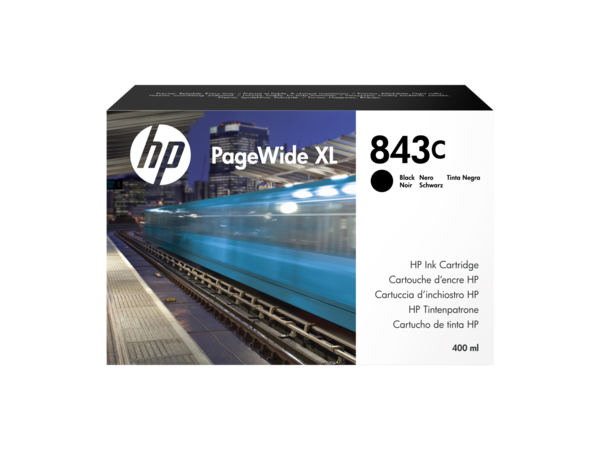 HP 843C 400ml Black PageWide Cartridge