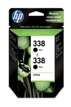 HP 338 2-pack Black Inkjet Print Cartridge