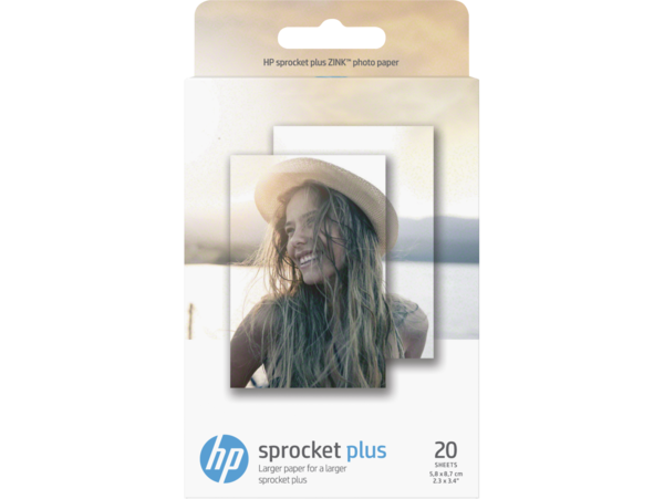 HP Sprocket Plus Photo Paper 2.3x3.4, 20 sheets, EMEA, 2LY72A TO BE USED BY EMEA REGION ONLY