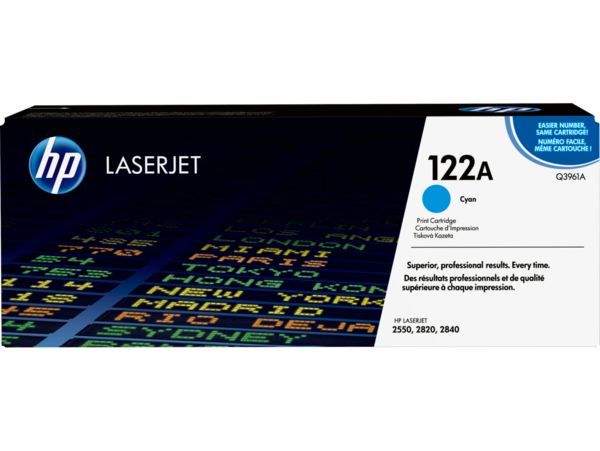 EMEA version - HP LaserJet 122A Cyan Print Cartridge