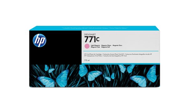 HP 771C 775-ml Light Magenta Designjet Ink Cartridge