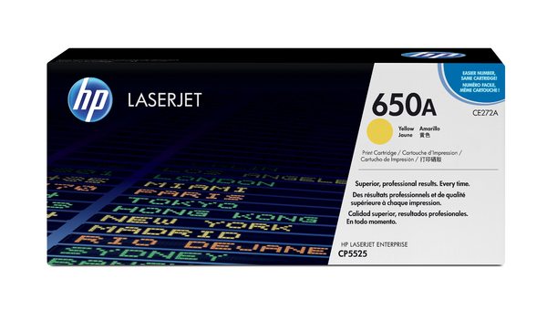 HP 650A Yellow LaserJet Print Cartridge