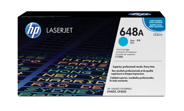 HP Color LaserJet CE261A Cyan Print Cartridge