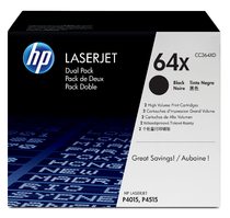 HP LaserJet CC364X Dual Pack Black Print Cartridges