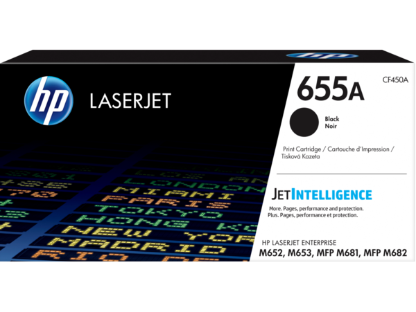 HP LaserJet Enterprise 655A Black Print Cartridge - EMEA