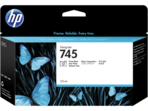 HP 745 130-ml DesignJet Photo Black Ink Cartridge
