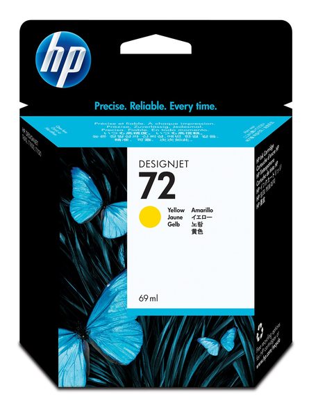 HP 72 69-ml Yellow Ink Cartridge