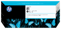 HP 81 680-ml Black Dye Ink Cartridge