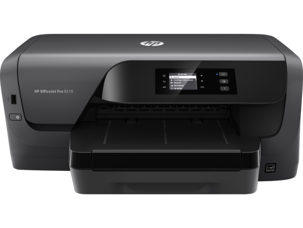 HP OfficeJet Pro 8210, Center, Front, no output