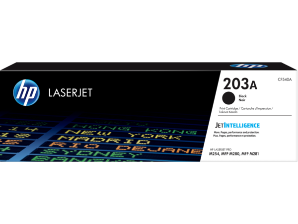 HP LaserJet Print Cartridge, 203A, Black