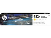 HP 982X High Yield PageWide Yellow Cartridge, WW