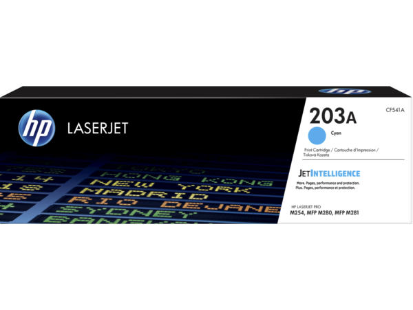 HP LaserJet Print Cartridge, 203A, Cyan