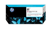 HP 81 Light Magenta Dye Printhead and Printhead Cleaner