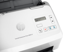 HP ScanJet Enterprise Flow 5000 s4 sheet-feed Scanner, Detailed view of control panel