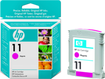 HP 11 Magenta Ink Cartridge, Front, #EE