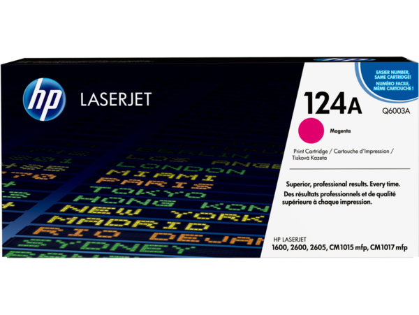 EMEA version - HP LaserJet 124A Magenta Print Cartridge