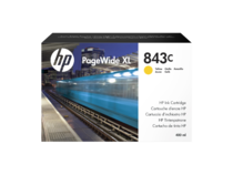 HP 843C 400ml Yellow PageWide Cartridge