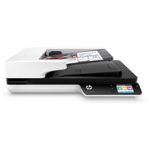 HP ScanJet Pro 4500fn1 Network Scanner, Center, Front, with document