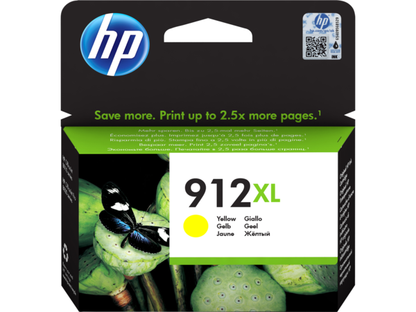 HP 912XL Yellow Ink Cartridge BGX - EMEA