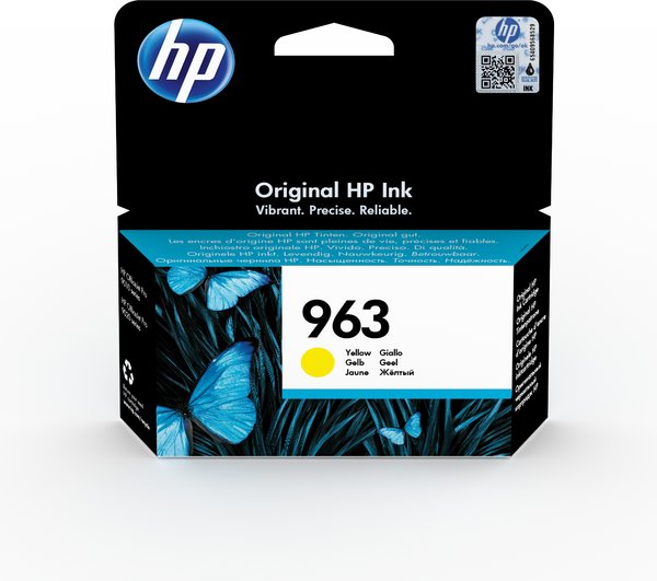 HP 963 Yellow Original Ink Cartridge - #BGX - EMEA