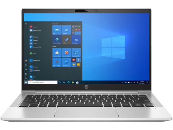 HP ProBook 430 G8 (13, NaturalSilver, T, NT, IRcam, Slim, FPR, Win10) Front