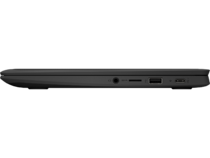 HP Chromebook 11MK G9 EE (11, Jet Black / Harbor Grey, nonODD, nonFPR) Profile Left Closed