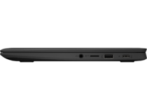 HP Chromebook 11 G9 EE (11, Jet Black / Harbor Grey, nonODD, nonFPR) Left Profile Closed