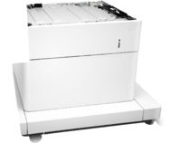 HP LaserJet 1x550-sheet paper feeder with cabinet