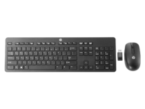 HP Wireless Business Slim Keyboard and Mouse, center - aerial
